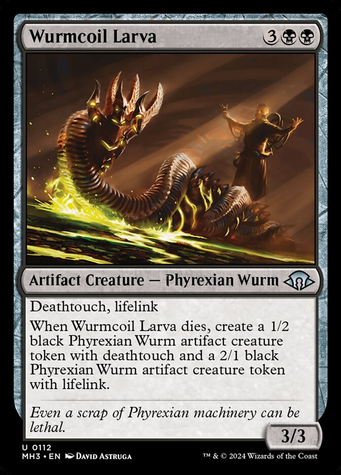Wurmcoil Larva — Modern Horizons 3 (MH3) #112