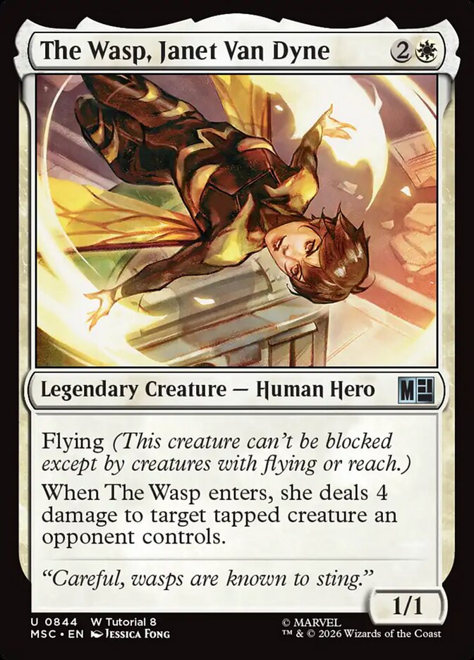 The Wasp, Janet Van Dyne — Marvel Super Heroes Commander (MSC) #844