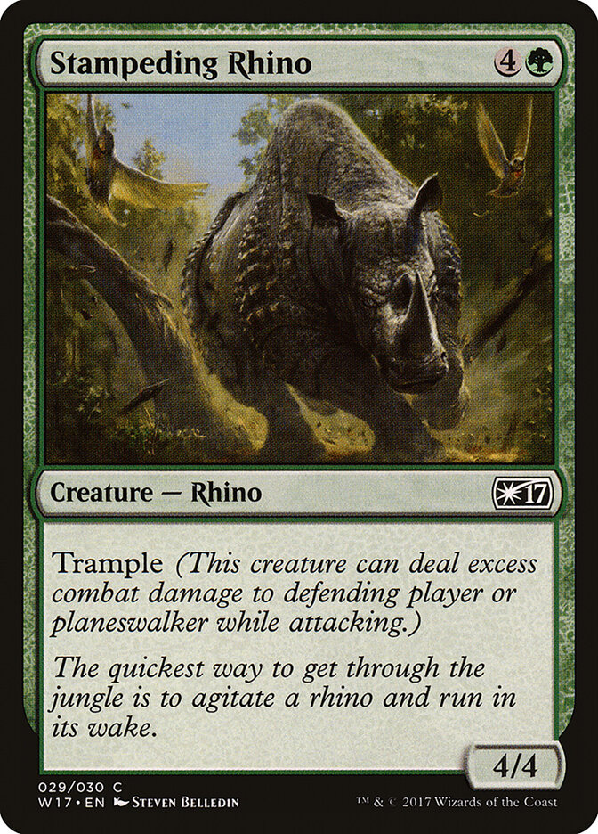 Stampeding Rhino — Welcome Deck 2017 (W17) #29