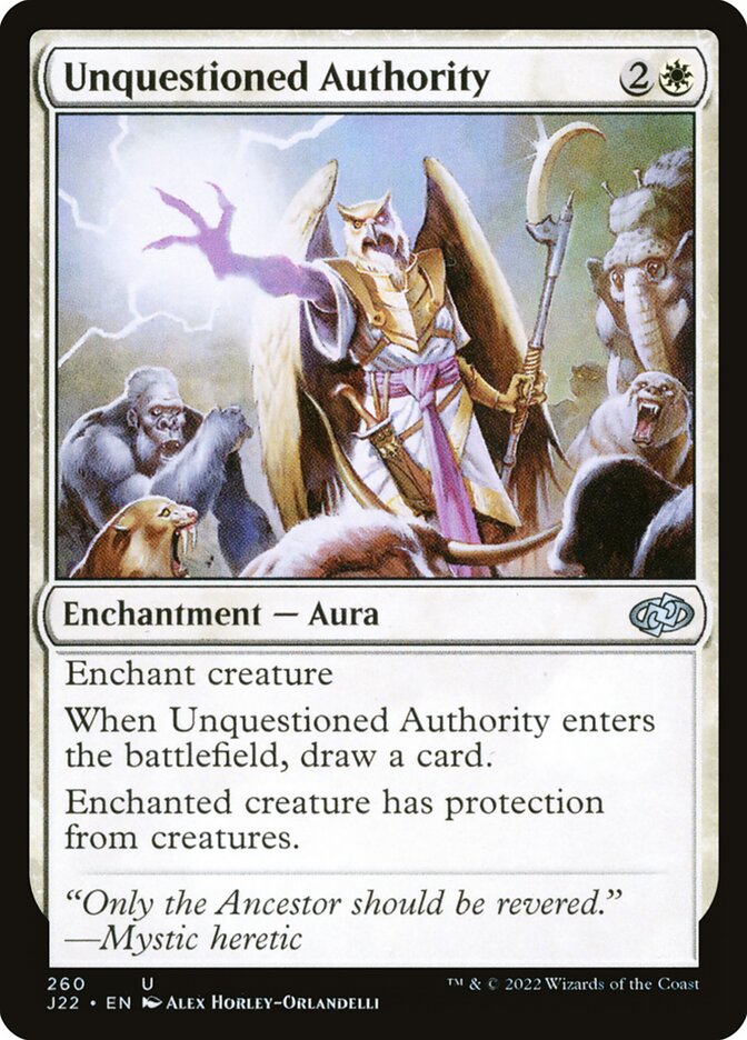 Unquestioned Authority — Jumpstart 2022 (J22) #260
