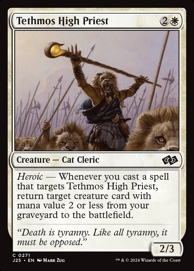 Tethmos High Priest — Foundations Jumpstart (J25) #271