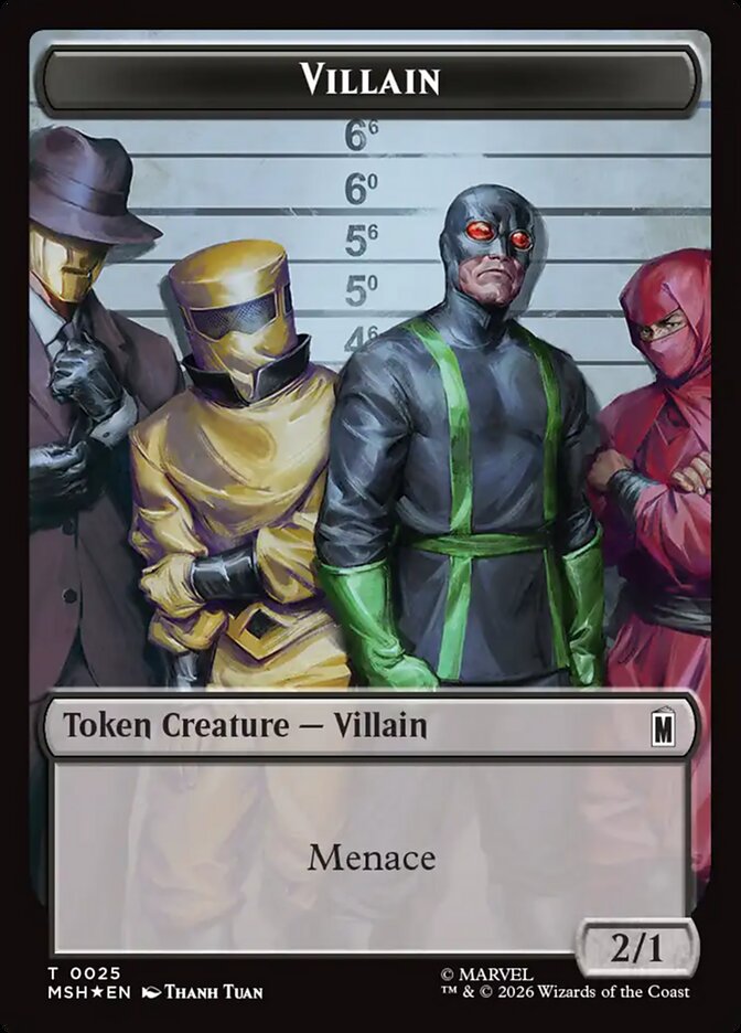 Villain — Marvel Super Heroes Tokens (TMSH) #25
