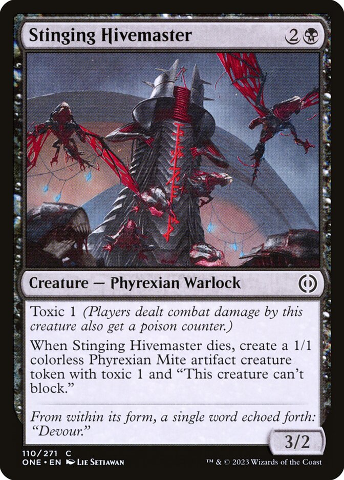Stinging Hivemaster — Phyrexia: All Will Be One (ONE) #110