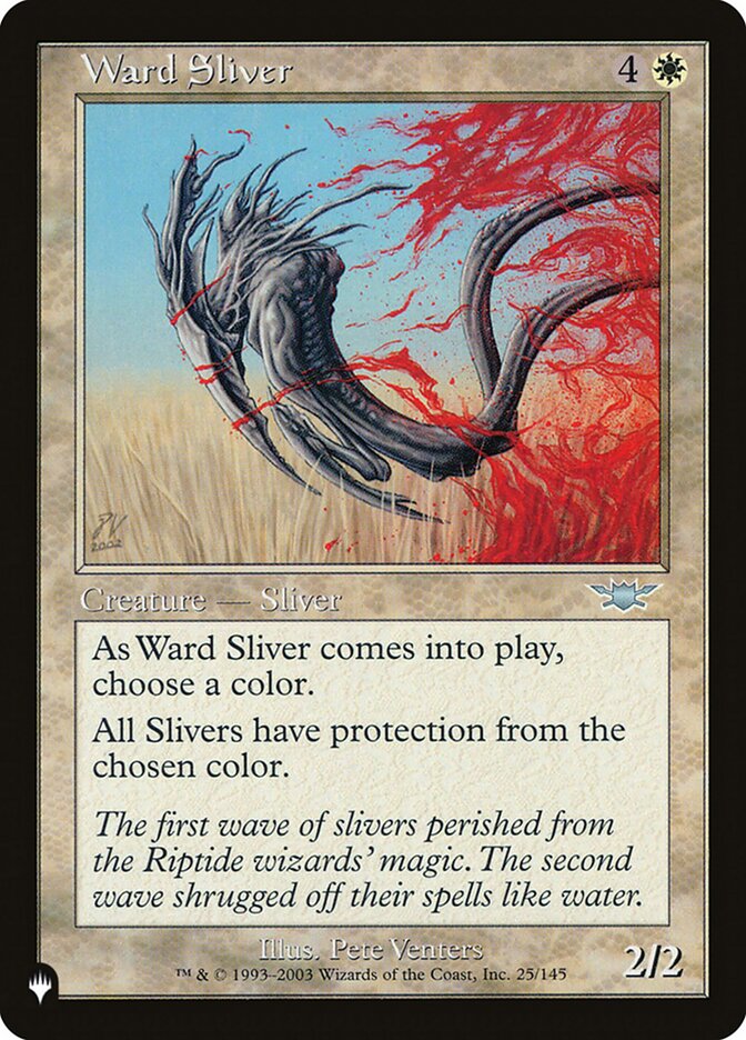 Ward Sliver — The List (PLST) #LGN-25