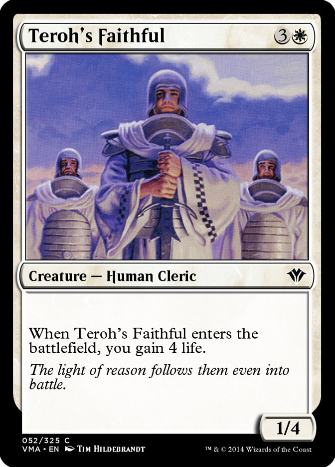 Teroh's Faithful — Vintage Masters (VMA) #52