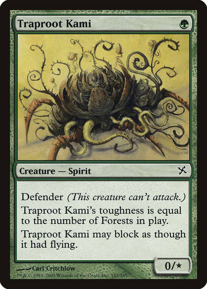 Traproot Kami — Betrayers of Kamigawa (BOK) #147