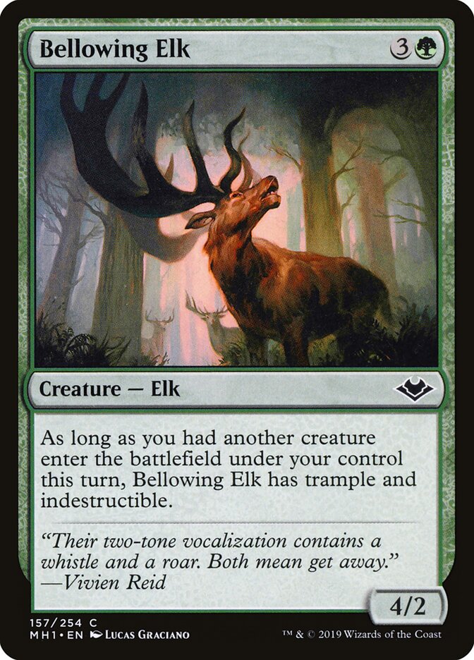 Bellowing Elk — Modern Horizons (MH1) #157