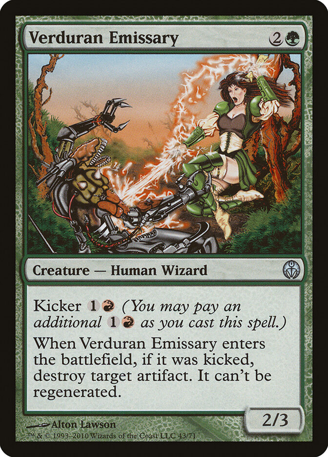 Verduran Emissary — Duel Decks: Phyrexia vs. the Coalition (DDE) #43