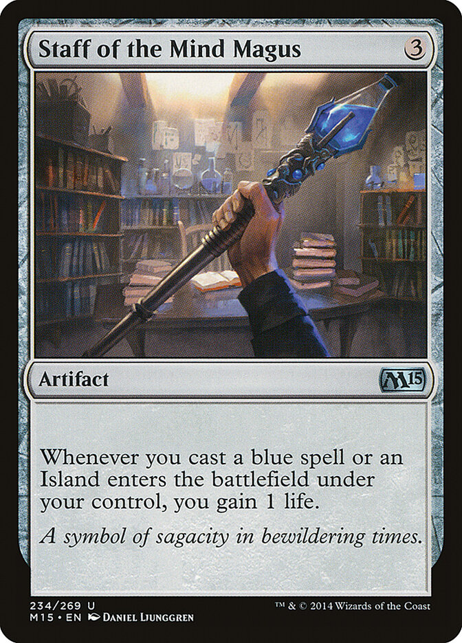 Staff of the Mind Magus — Magic 2015 (M15) #234