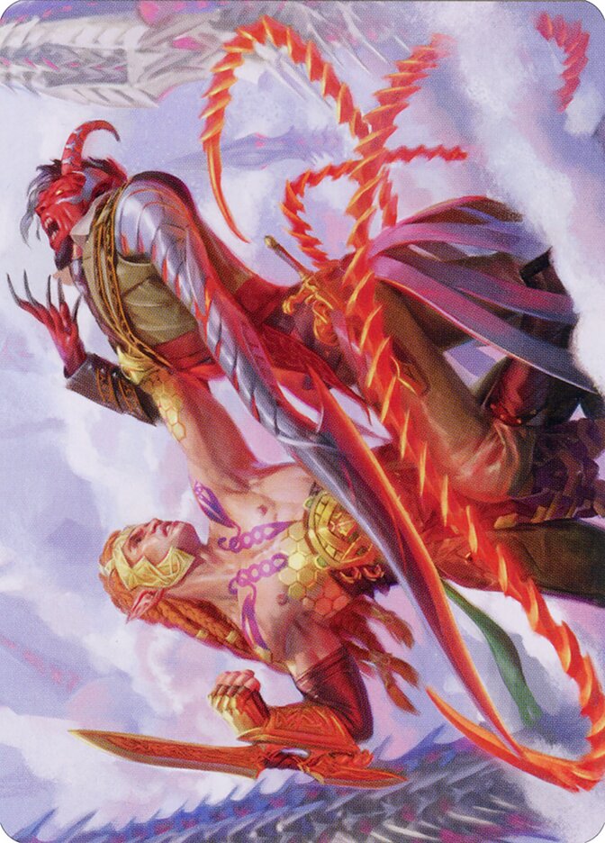 Tyvar's Stand // Tyvar's Stand — Phyrexia: All Will Be One Art Series (AONE) #43
