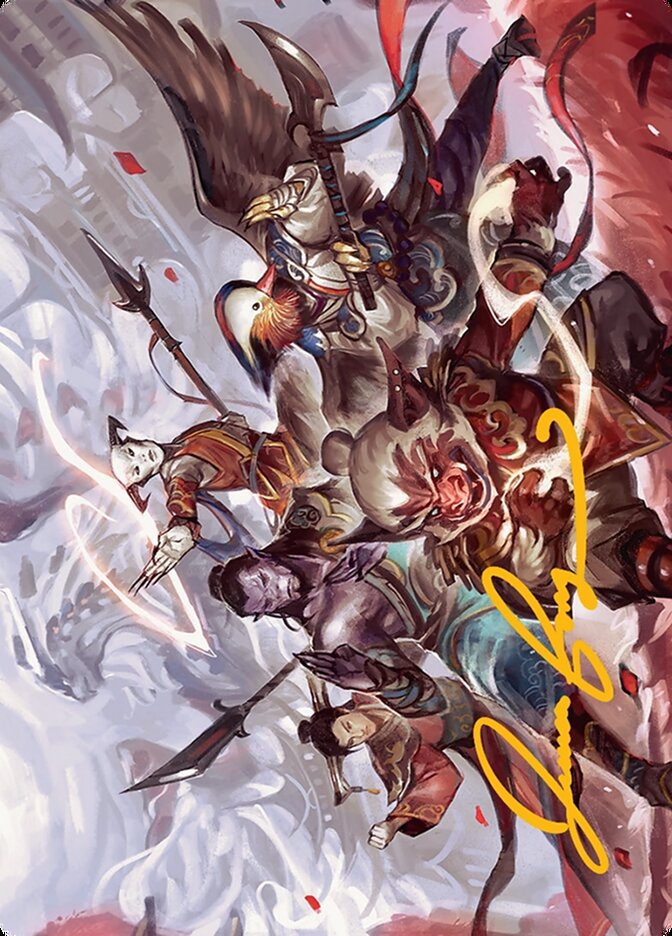 Will of the Jeskai // Will of the Jeskai — Tarkir: Dragonstorm Art Series (ATDM) #54