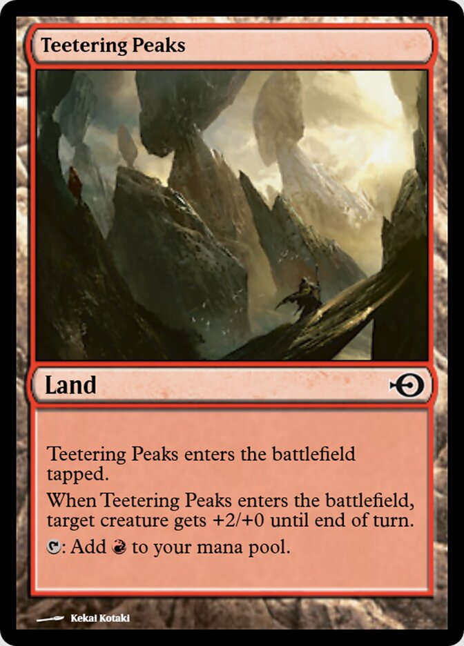 Teetering Peaks — Magic Online Promos (PRM) #41654