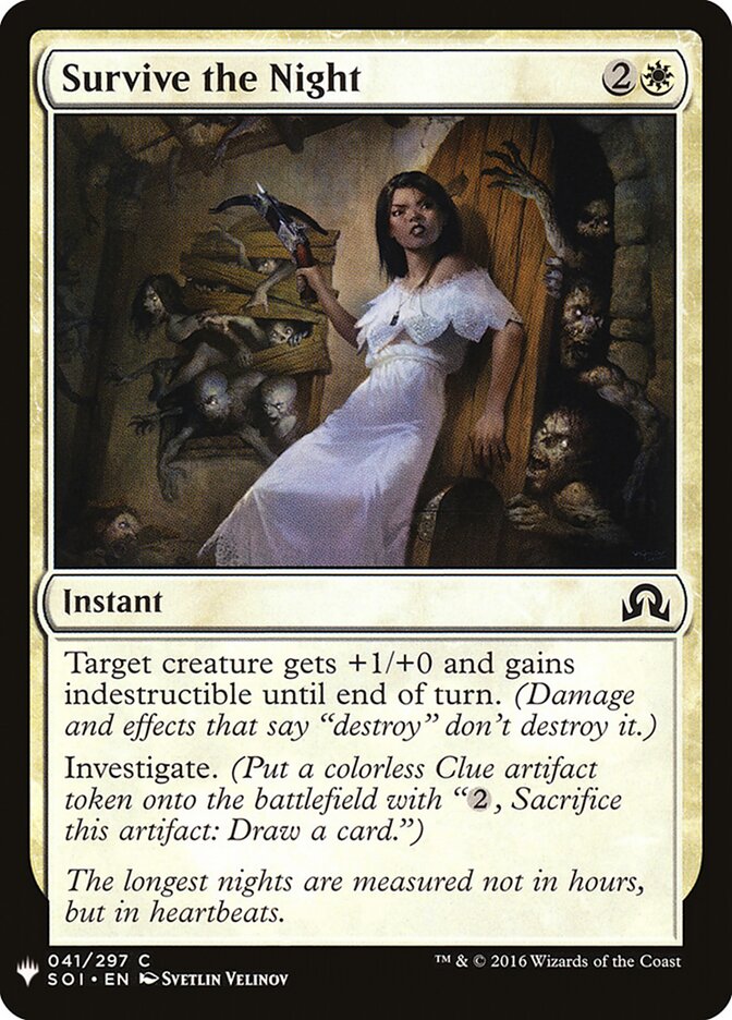 Survive the Night — The List (PLST) #SOI-41