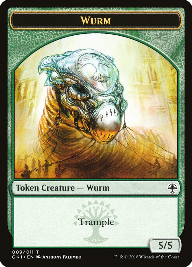 Wurm // Saproling — GRN Guild Kit Tokens (TGK1) #9