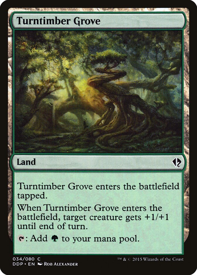 Turntimber Grove — Duel Decks: Zendikar vs. Eldrazi (DDP) #34
