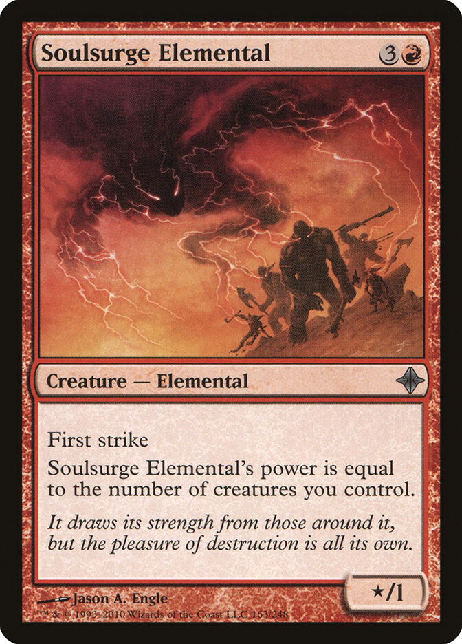 Soulsurge Elemental — Rise of the Eldrazi (ROE) #163