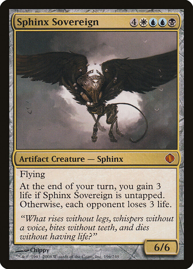 Sphinx Sovereign — Shards of Alara (ALA) #196