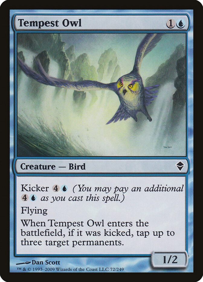 Tempest Owl — Zendikar (ZEN) #72