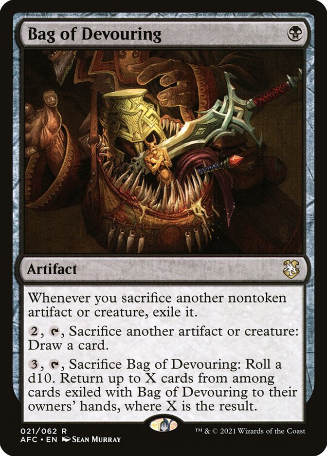 Bag of Devouring — Forgotten Realms Commander (AFC) #21