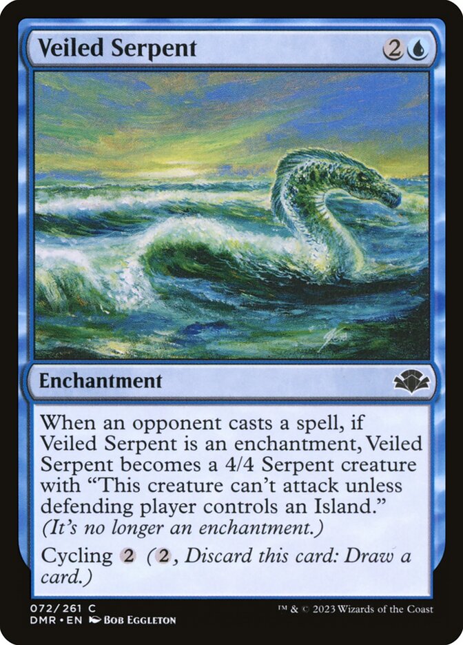 Veiled Serpent — Dominaria Remastered (DMR) #72