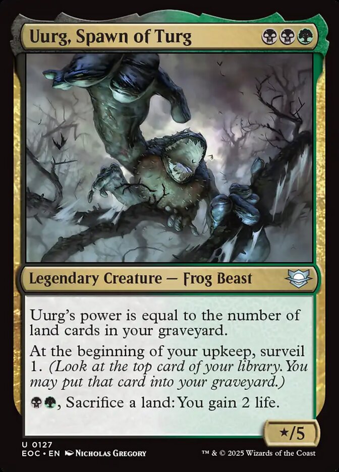 Uurg, Spawn of Turg — Edge of Eternities Commander (EOC) #127