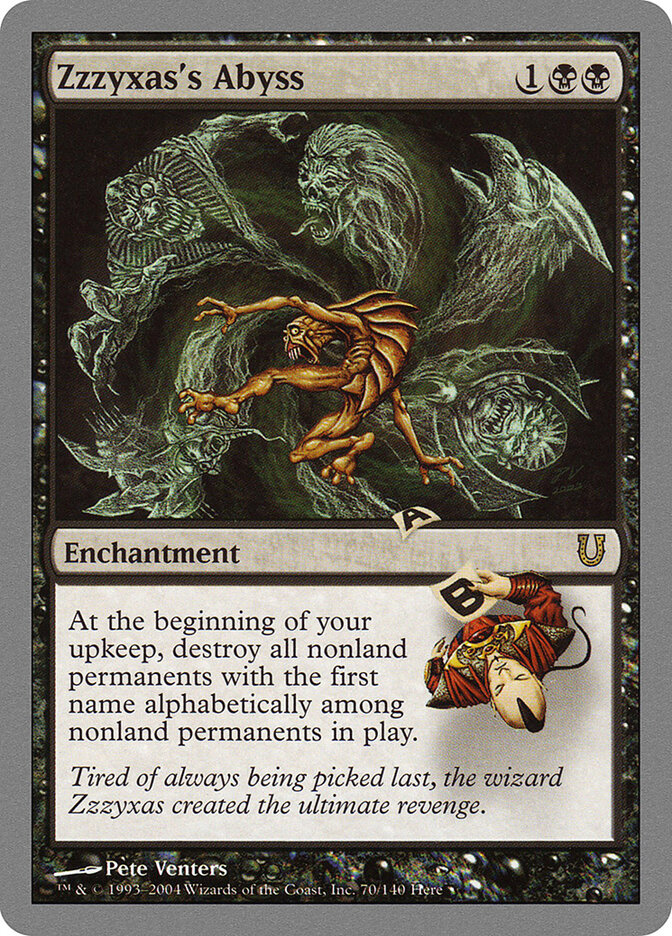 Zzzyxas's Abyss — Unhinged (UNH) #70