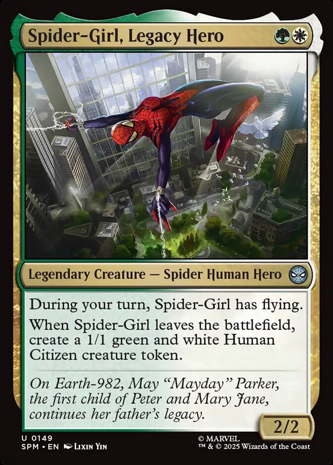Spider-Girl, Legacy Hero — Marvel's Spider-Man (SPM) #149