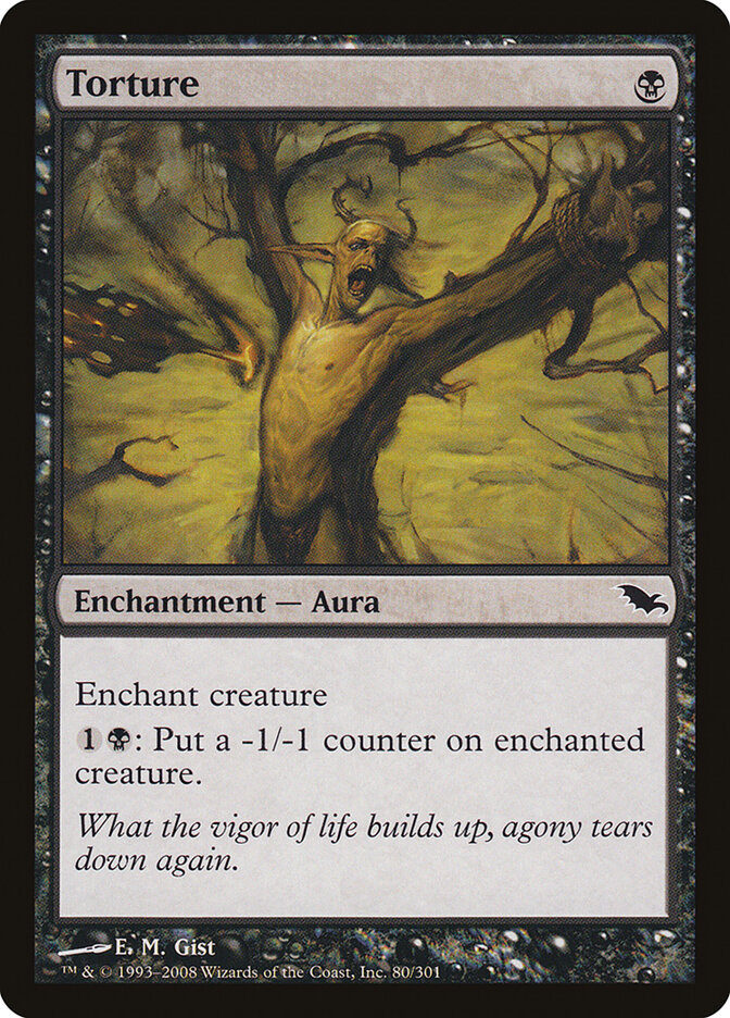 Torture — Shadowmoor (SHM) #80