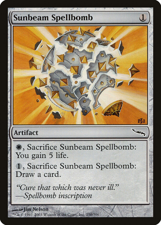 Sunbeam Spellbomb — Mirrodin (MRD) #250