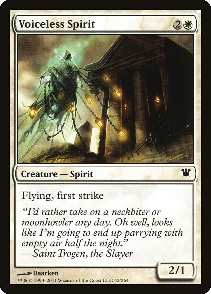 Voiceless Spirit — Innistrad (ISD) #42