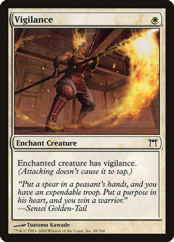 Vigilance — Champions of Kamigawa (CHK) #49