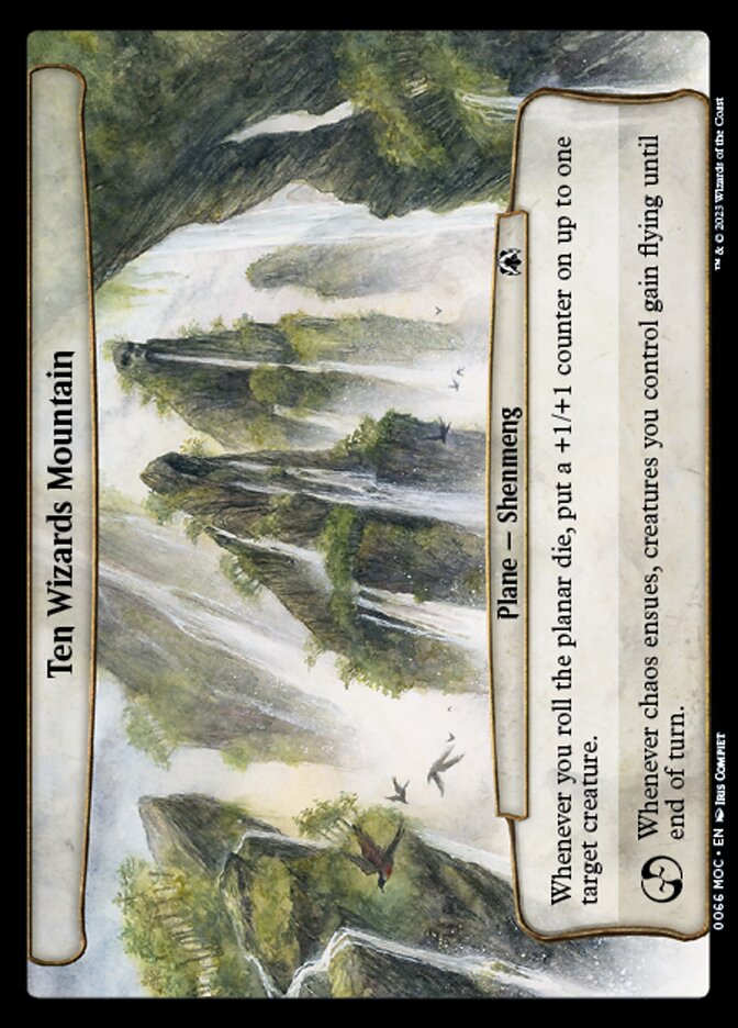 Ten Wizards Mountain — March of the Machine Commander (MOC) #66
