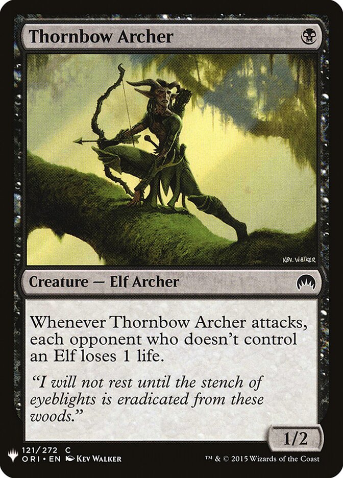 Thornbow Archer — The List (PLST) #ORI-121