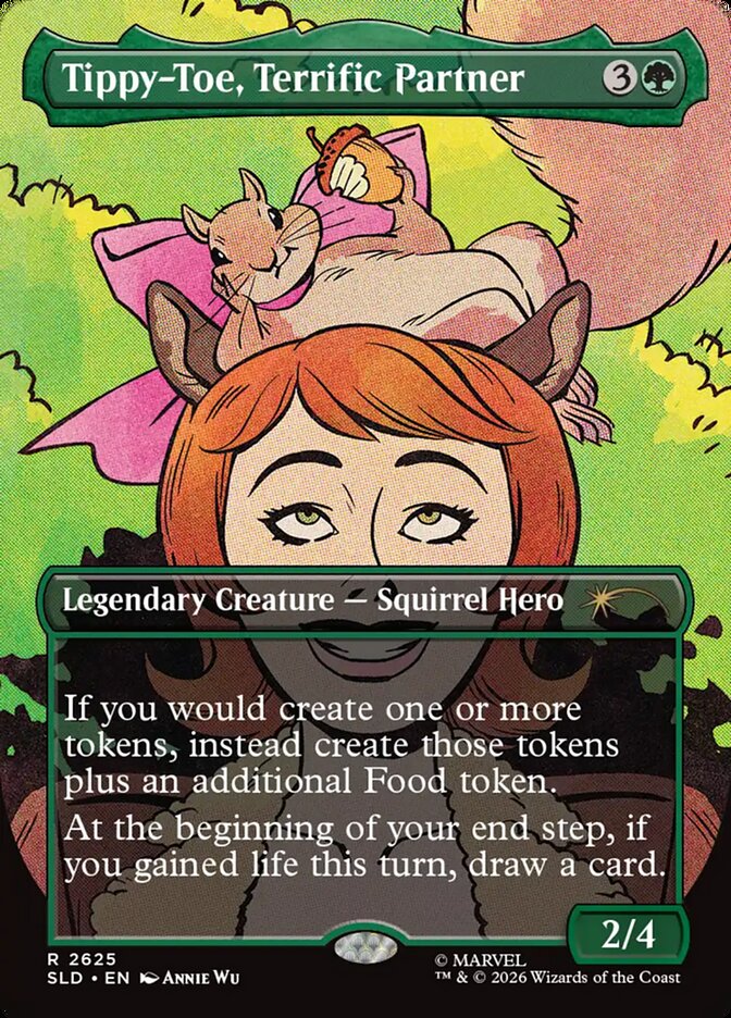 Tippy-Toe, Terrific Partner — Secret Lair Drop (SLD) #2625
