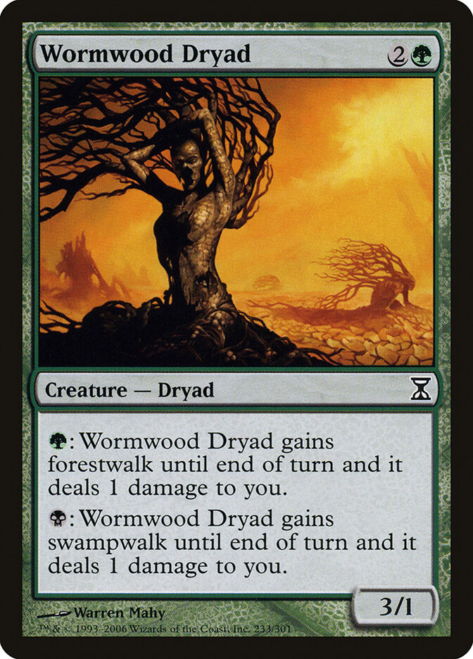 Wormwood Dryad — Time Spiral (TSP) #233