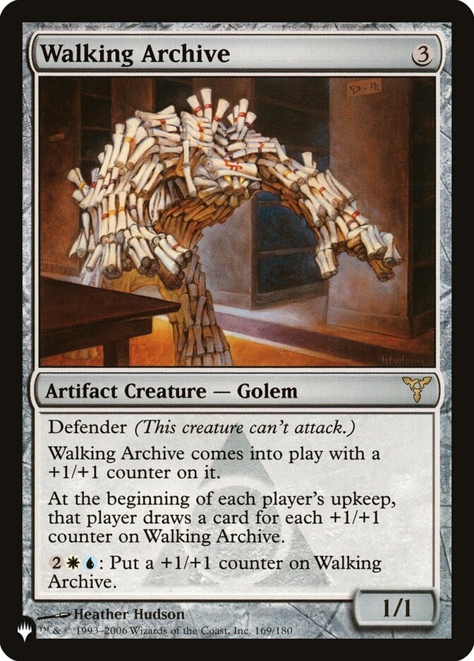 Walking Archive — The List (PLST) #DIS-169