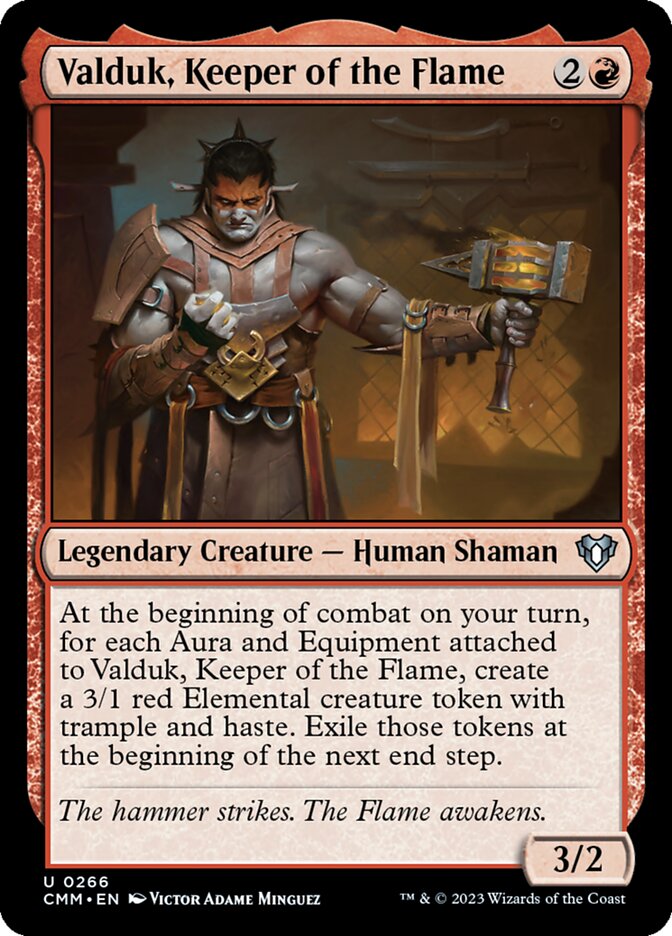 Valduk, Keeper of the Flame — Commander Masters (CMM) #266