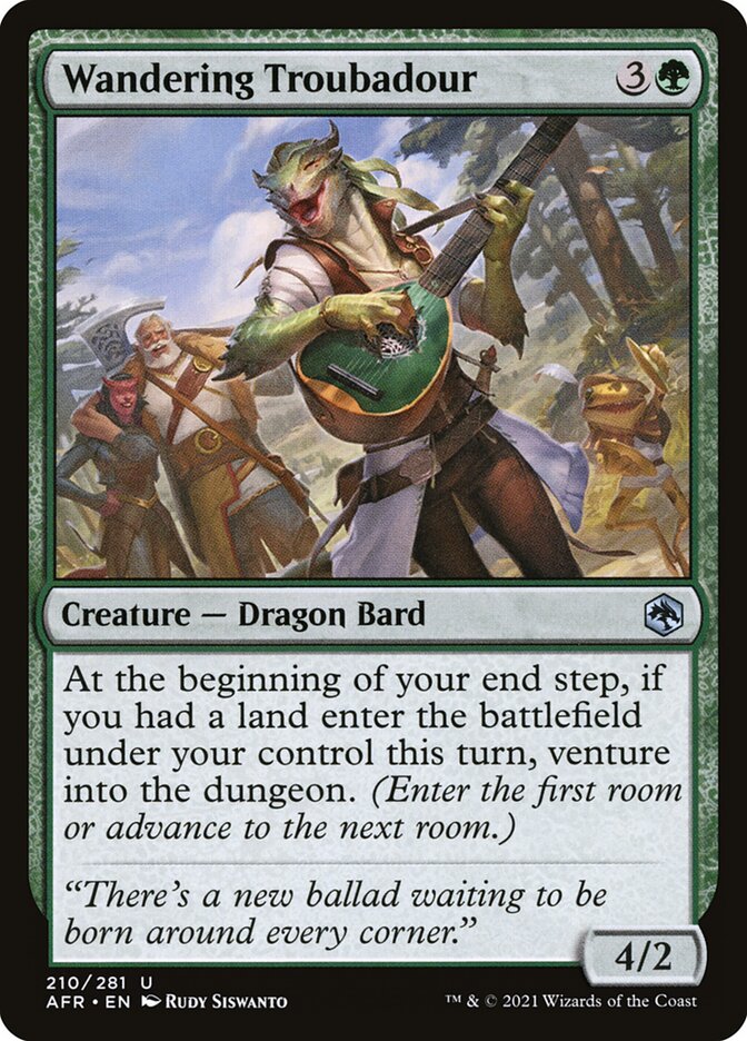 Wandering Troubadour — Adventures in the Forgotten Realms (AFR) #210