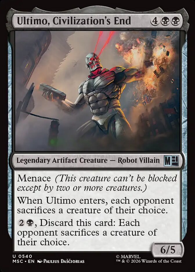 Ultimo, Civilization's End — Marvel Super Heroes Commander (MSC) #540