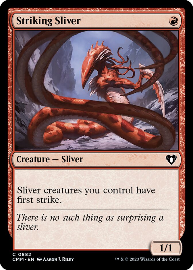 Striking Sliver — Commander Masters (CMM) #882