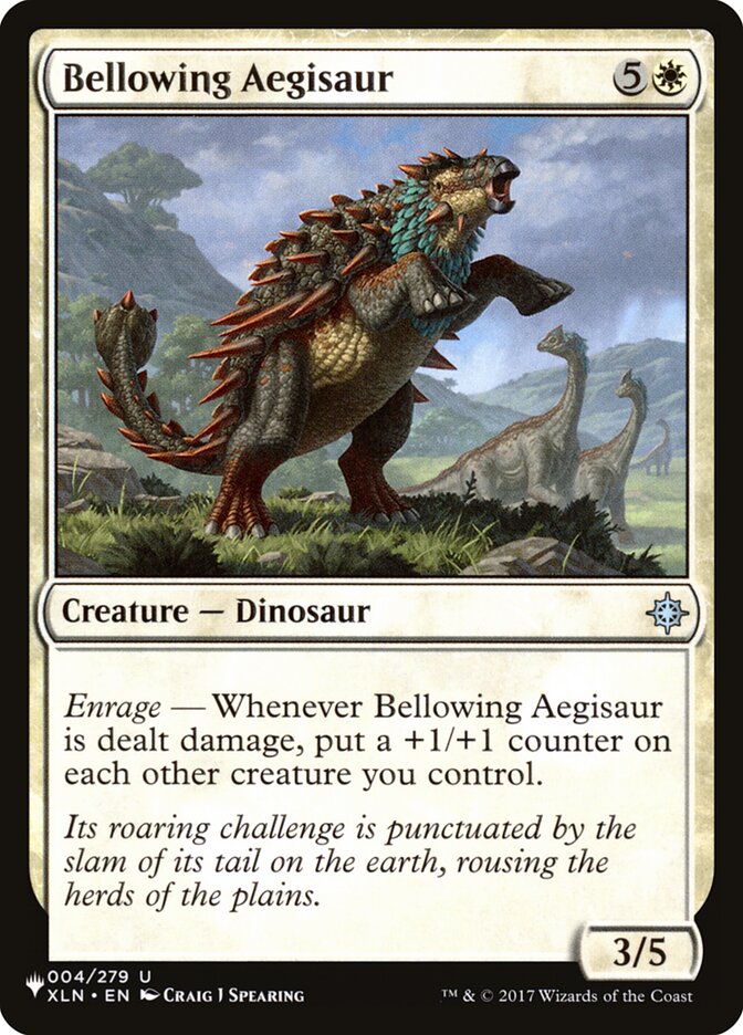 Bellowing Aegisaur — The List (PLST) #XLN-4