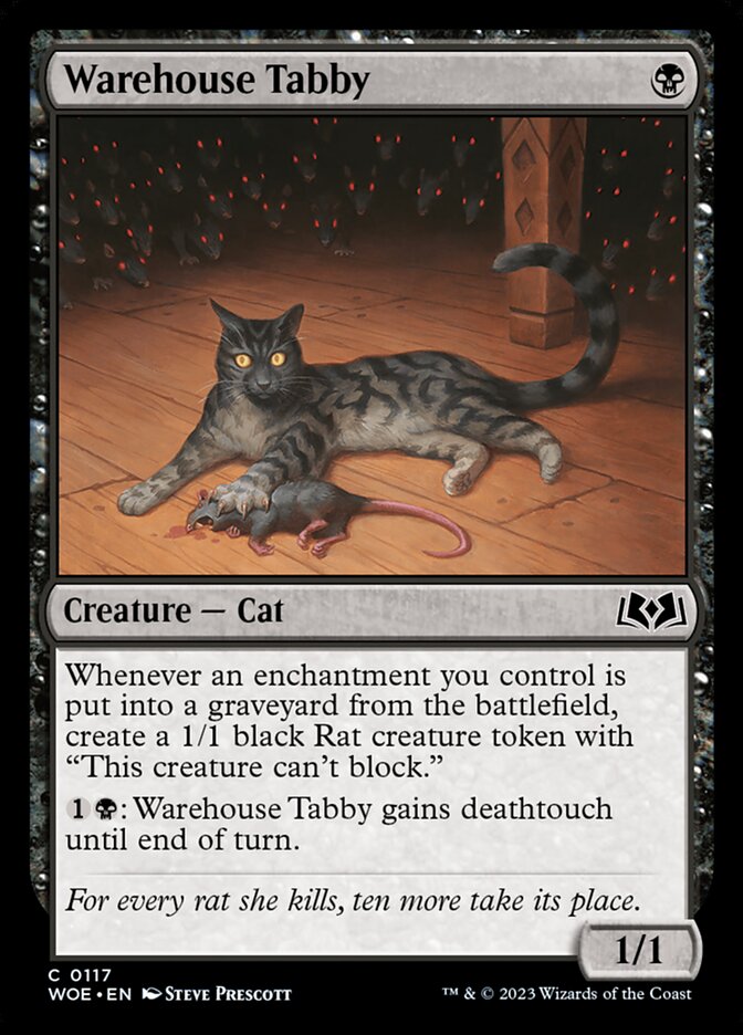 Warehouse Tabby — Wilds of Eldraine (WOE) #117