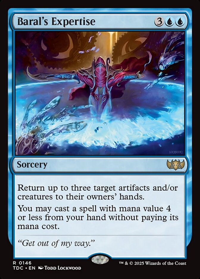 Baral's Expertise — Tarkir: Dragonstorm Commander (TDC) #146