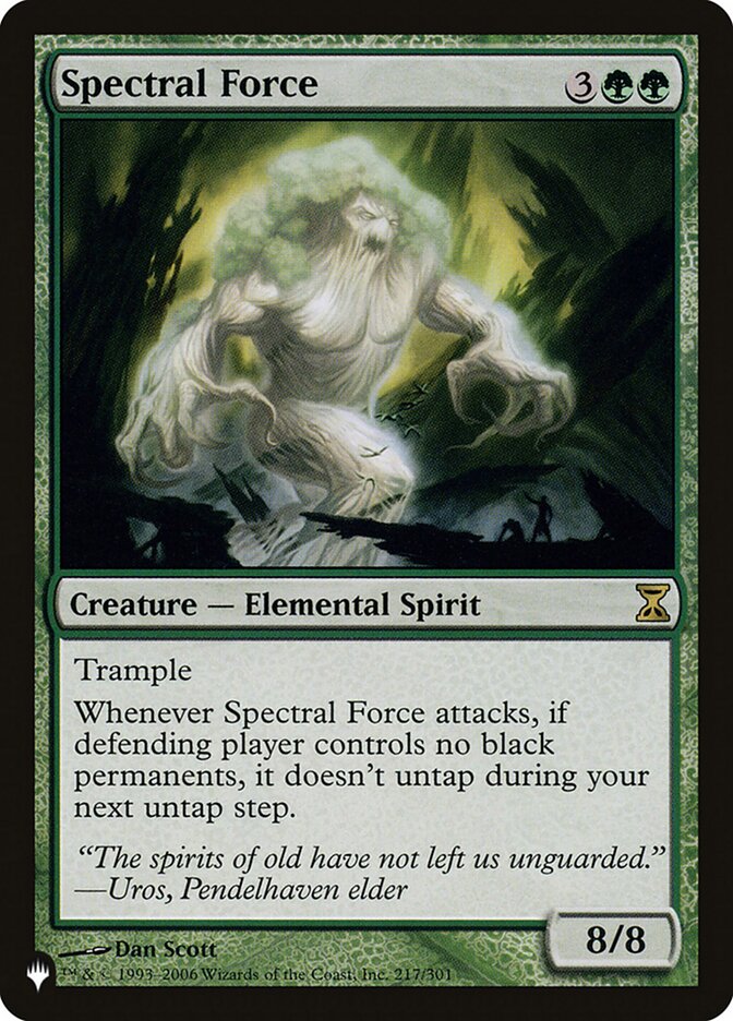 Spectral Force — The List (PLST) #TSP-217