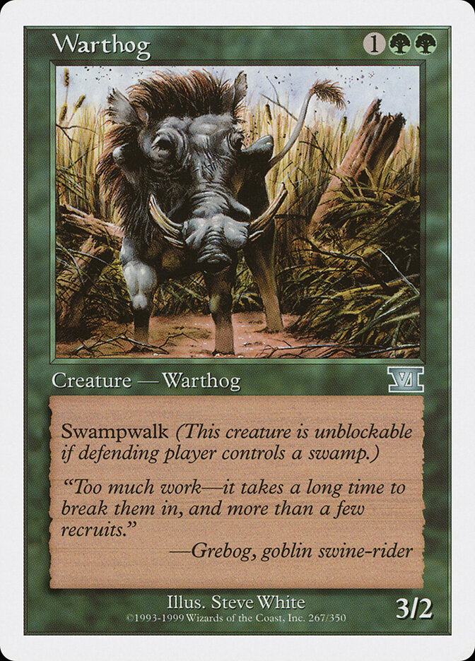 Warthog — Classic Sixth Edition (6ED) #267