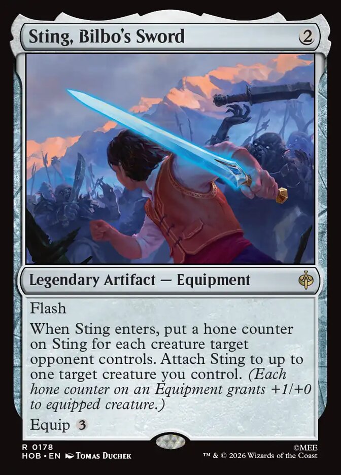 Sting, Bilbo's Sword — The Hobbit (HOB) #178