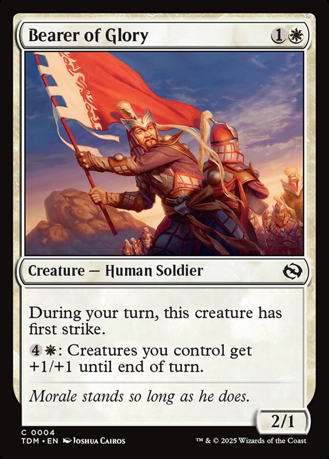 Bearer of Glory — Tarkir: Dragonstorm (TDM) #4