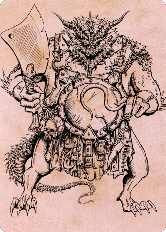Thrakkus the Butcher // Thrakkus the Butcher — Battle for Baldur's Gate Art Series (ACLB) #77