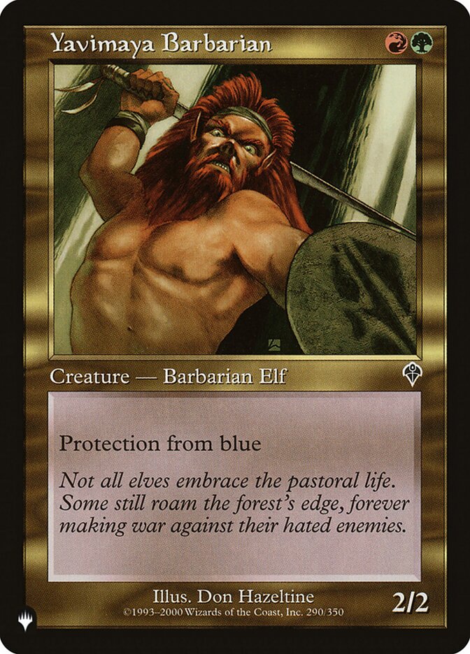 Yavimaya Barbarian — The List (PLST) #INV-290
