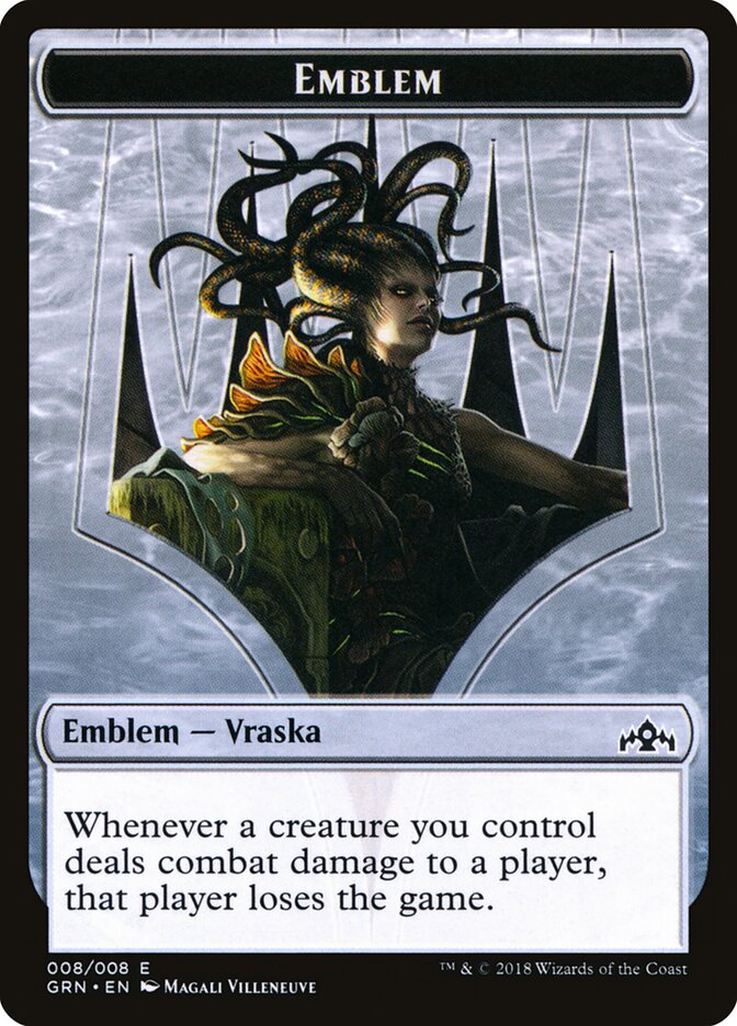 Vraska, Golgari Queen Emblem — Guilds of Ravnica Tokens (TGRN) #8